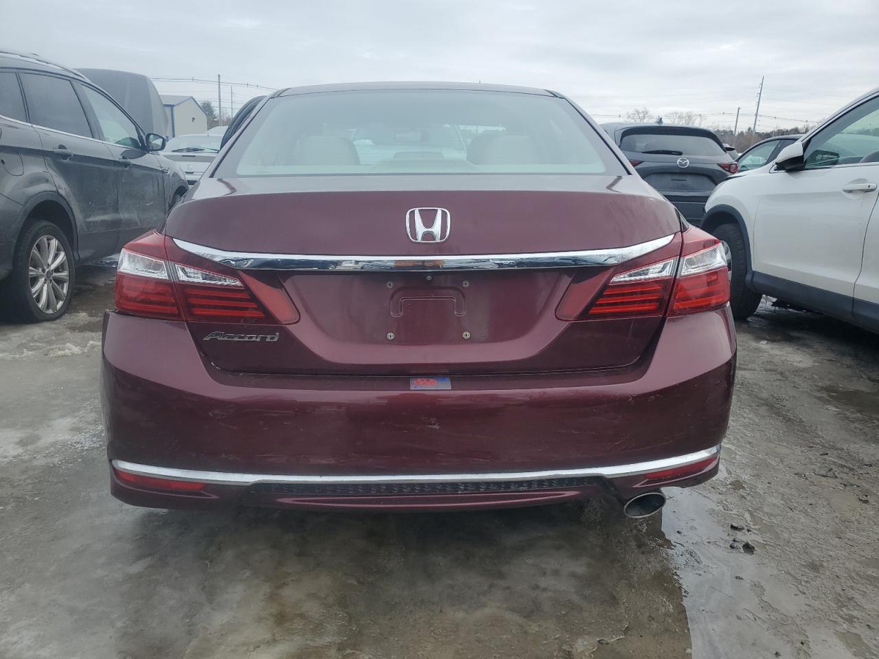 2016 Honda Accord VIN 1HGCR2F36GA203190 Copart auction photo, side damage thumbnail 6