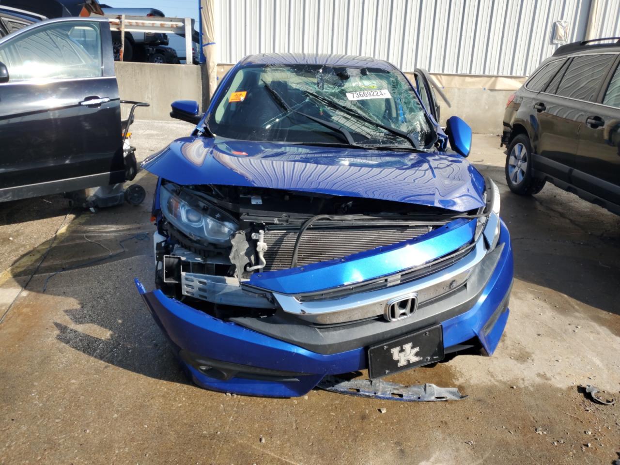 2017 Honda Civic VIN 19XFC1F79HE027809 Copart auction photo, all over damage thumbnail 5