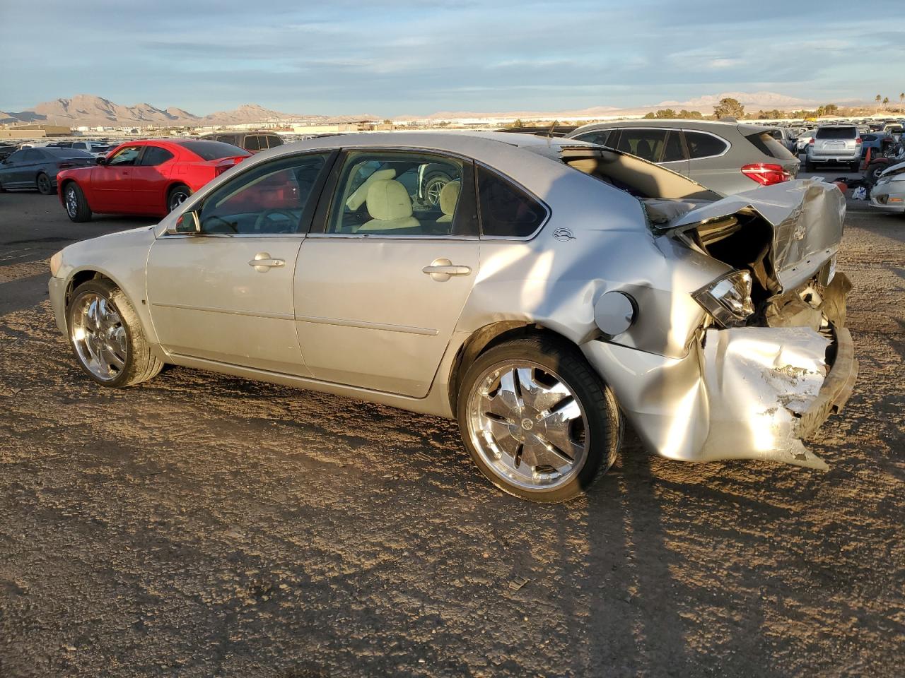 2006 Chevrolet Impala VIN 2G1WB58K469126313 Copart auction photo, rear end / side damage thumbnail 2