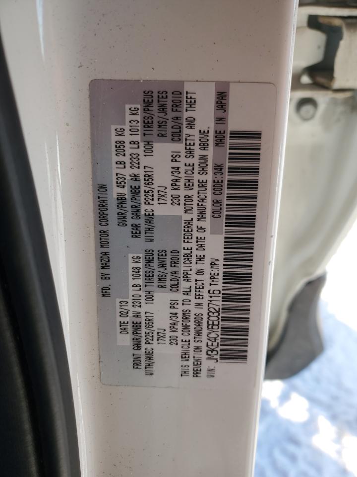 2014 Mazda CX-5 VIN JM3KE4CY6E0327116 Copart auction photo, front end / minor dent/scratches damage thumbnail 15