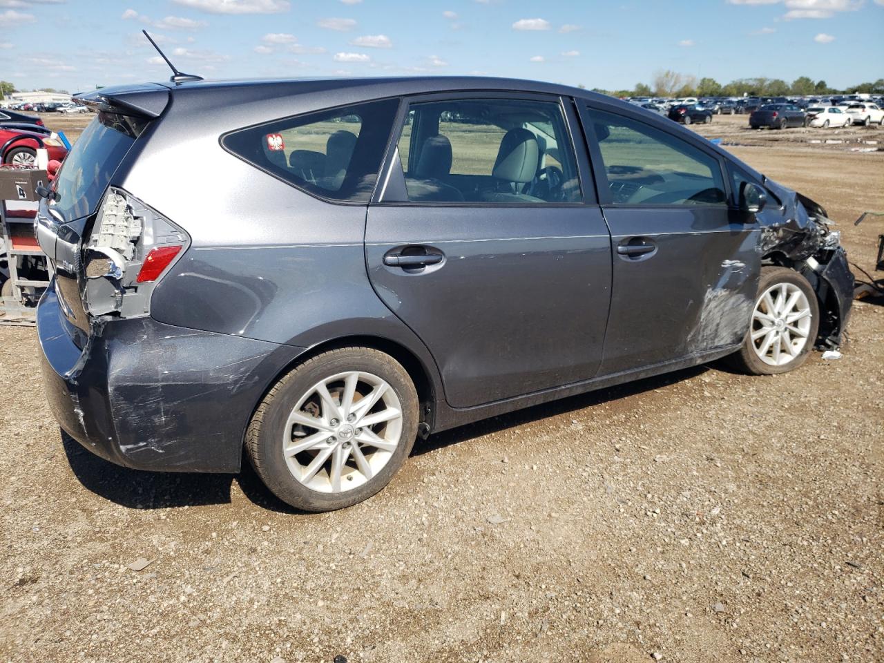 2012 Toyota Prius VIN JTDZN3EU2C3164651 Copart auction photo, all over / undercarriage damage thumbnail 3