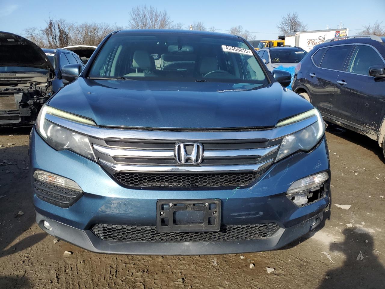 2016 Honda Pilot VIN 5FNYF6H70GB096889 Copart auction photo, side / undercarriage damage thumbnail 5