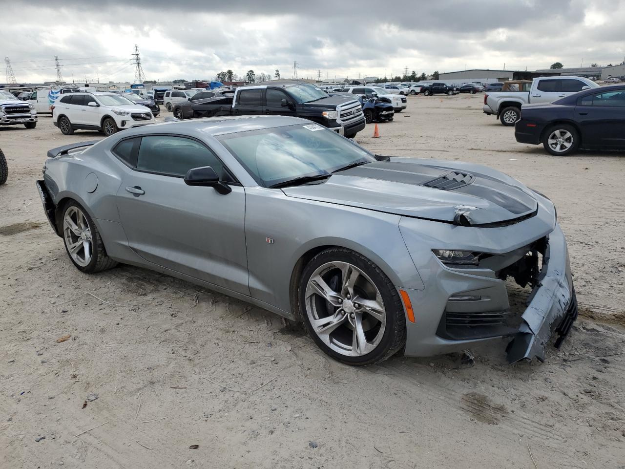 2024 Chevrolet Camaro VIN 1G1FG1R75R0101777 Copart auction photo, front end / all over damage thumbnail 4