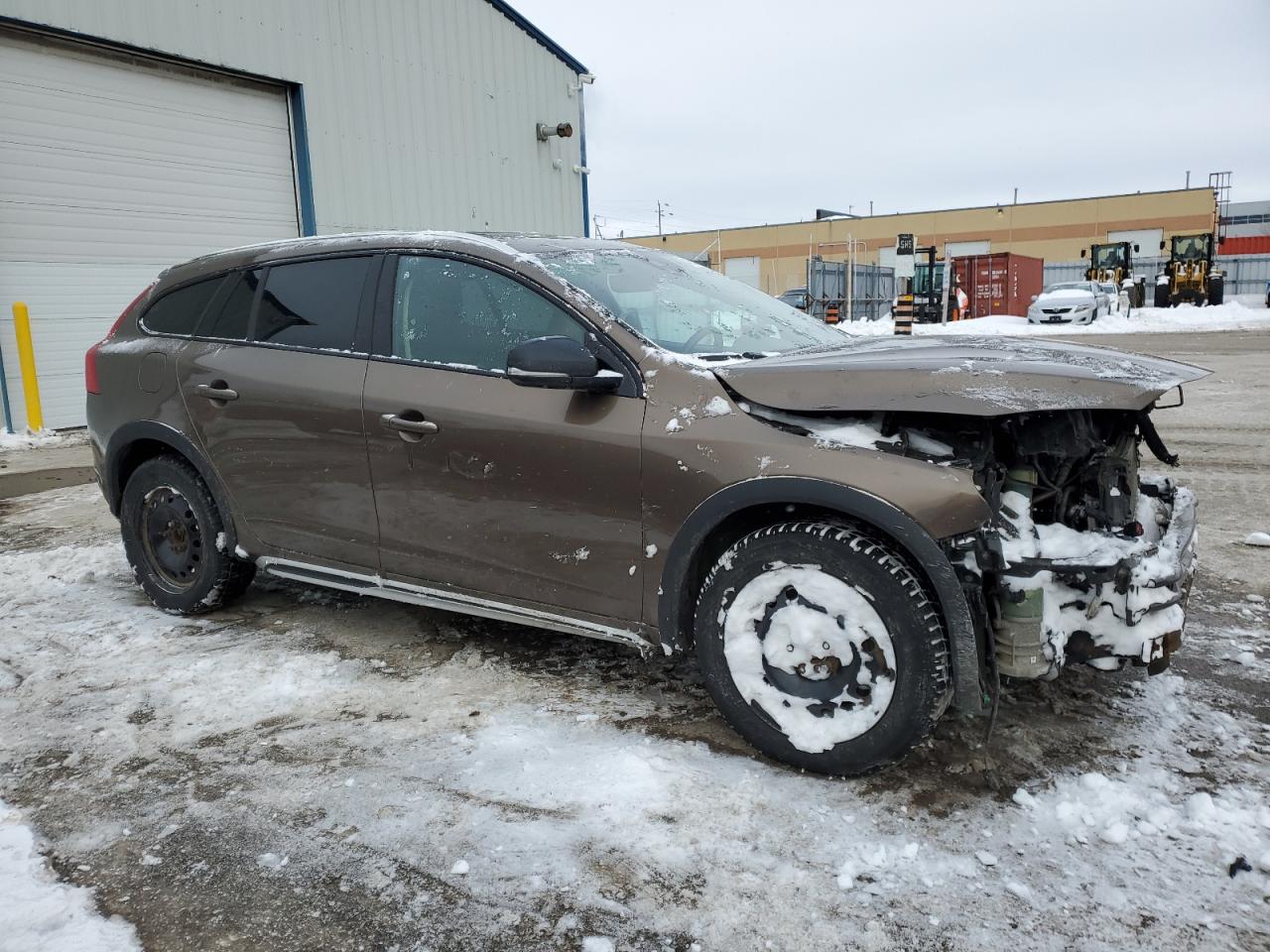 2015 Volvo V60 VIN YV4612HK9F1000202 Copart auction photo, front end / mechanical damage thumbnail 4