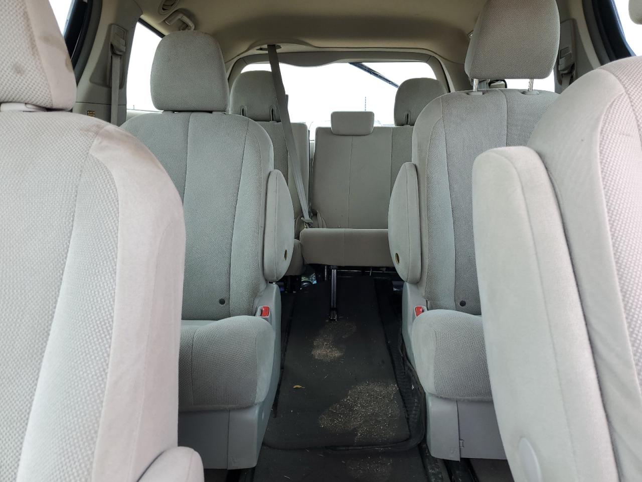 2014 Toyota Sienna VIN 5TDZK3DC8ES525447 Copart auction photo, water/flood damage thumbnail 10
