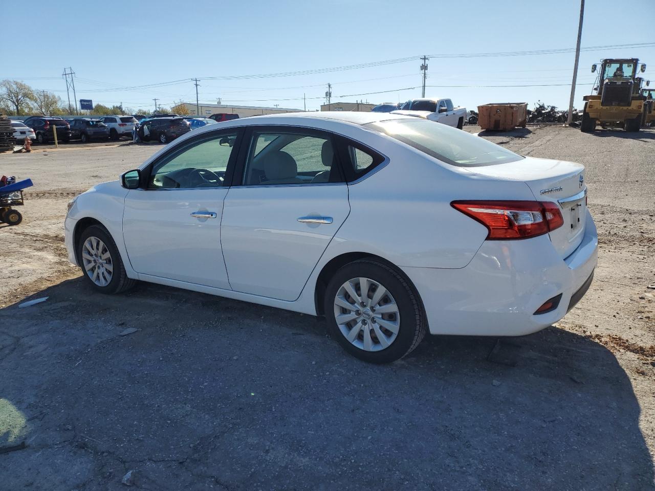 2017 Nissan Sentra VIN 3N1AB7AP8HY247290 Copart auction photo, hail / minor dent/scratches damage thumbnail 2