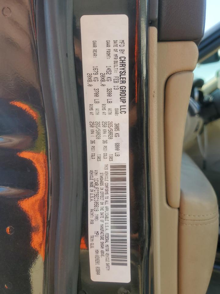 2014 Jeep Grand Cherokee VIN 1C4RJFCT5EC105619 Copart auction photo, front end damage thumbnail 15
