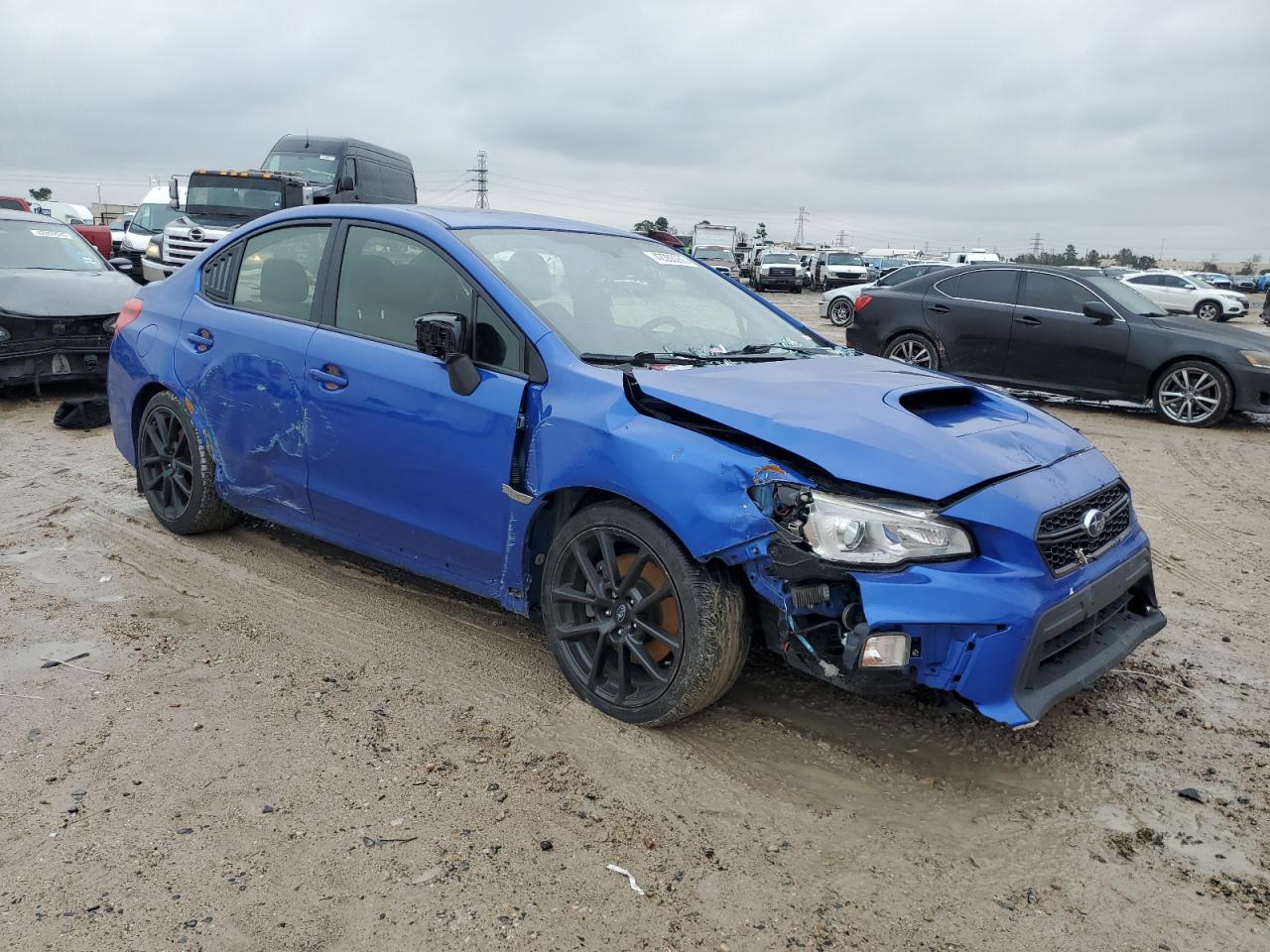 2020 Subaru WRX VIN JF1VA1F65L8819926 Copart auction photo, side / front end damage thumbnail 4