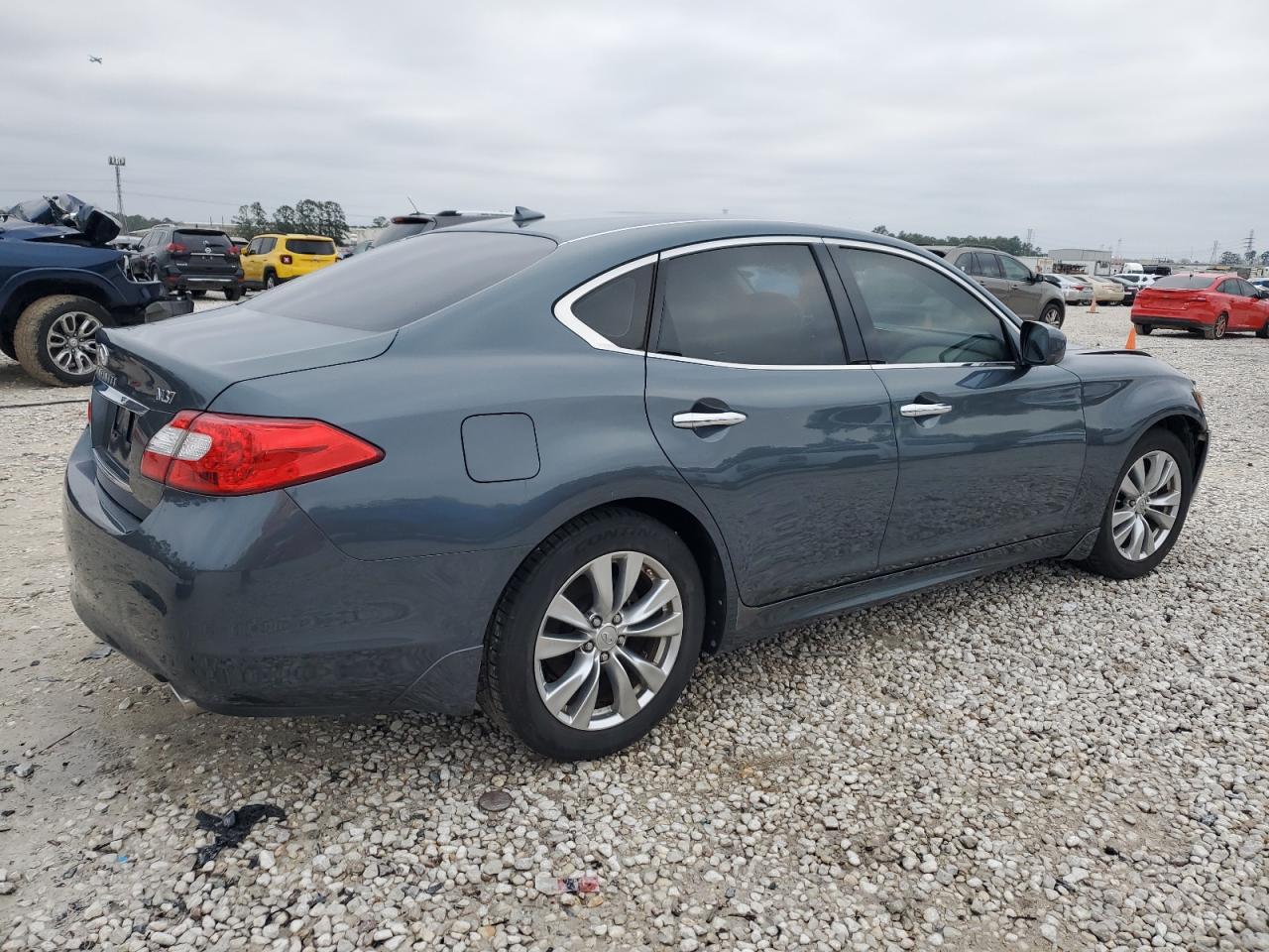 2012 Infiniti M VIN JN1BY1AP4CM332011 Copart auction photo, front end / minor dent/scratches damage thumbnail 3