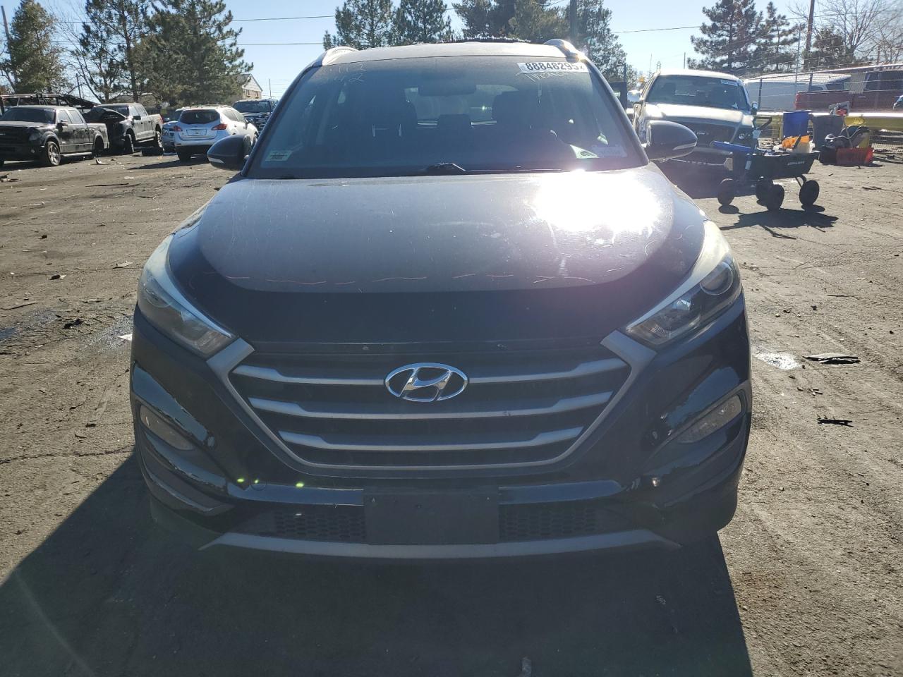 2016 Hyundai Tucson VIN KM8J3CA20GU022320 Copart auction photo, side / vandalism damage thumbnail 5