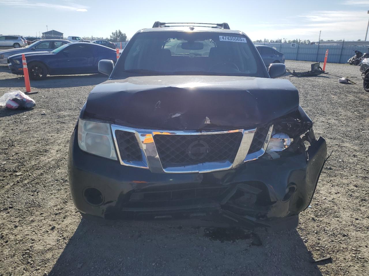 2008 Nissan Pathfinder VIN 5N1AR18U58C643909 Copart auction photo, front end / side damage thumbnail 5