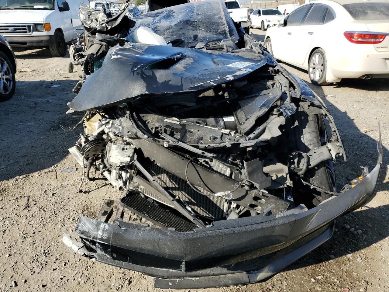 2017 Chevrolet Camaro VIN 1G1FE1R79H0157810 Copart auction photo, all over damage thumbnail 5