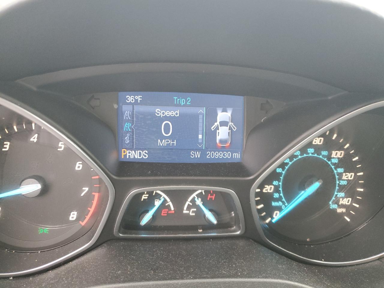 2014 Ford Escape VIN 1FMCU0F7XEUE01721 Copart auction photo, front end damage thumbnail 9