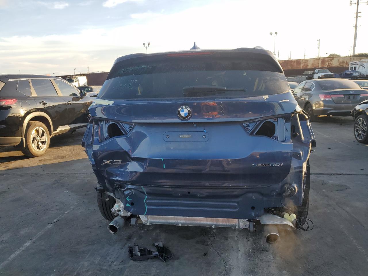 2020 BMW X3 VIN 5UXTY3C05L9C24224 Copart auction photo, all over damage thumbnail 6