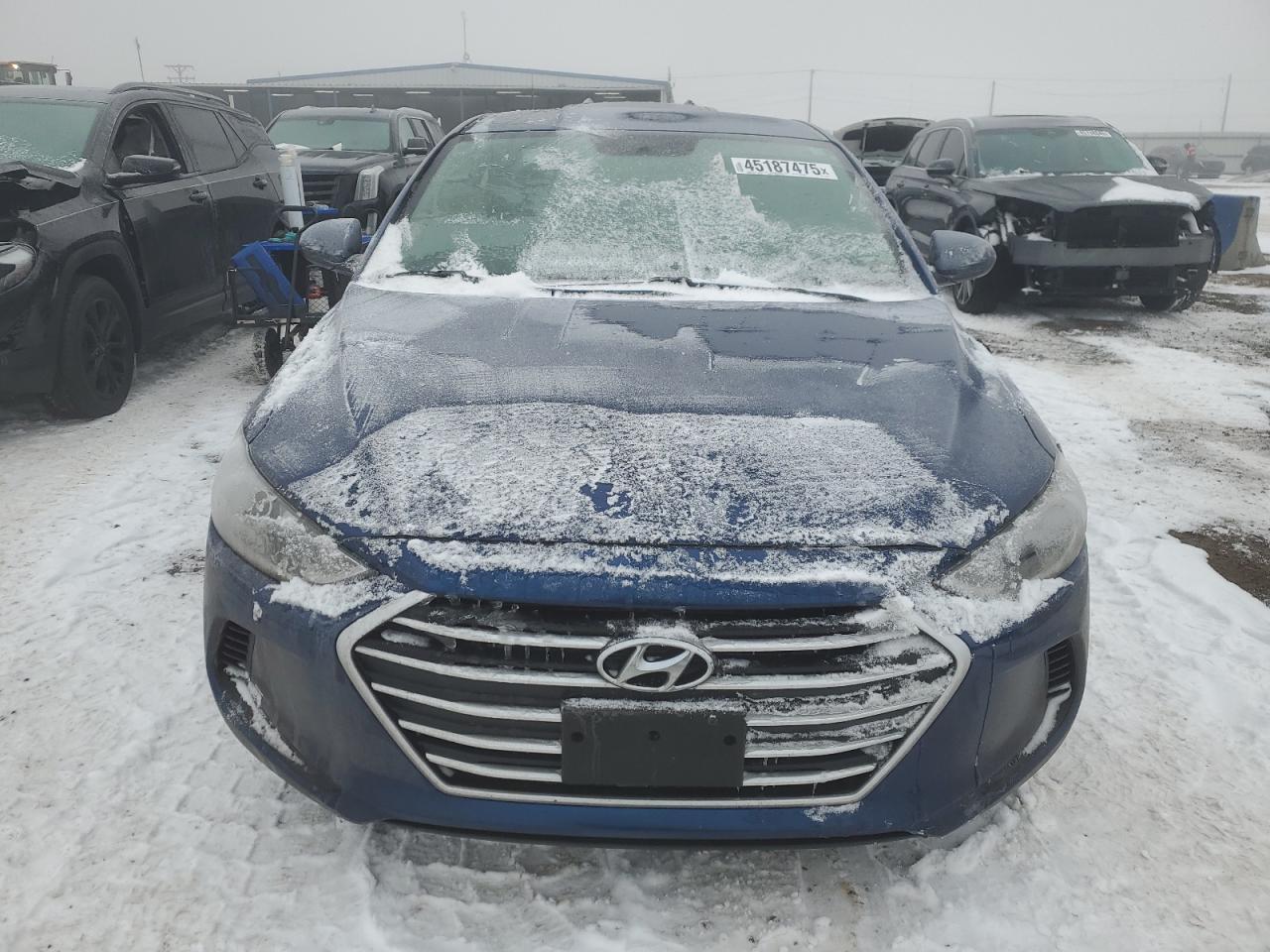 2018 Hyundai Elantra VIN 5NPD84LF5JH340802 Copart auction photo, rear end / front end damage thumbnail 5