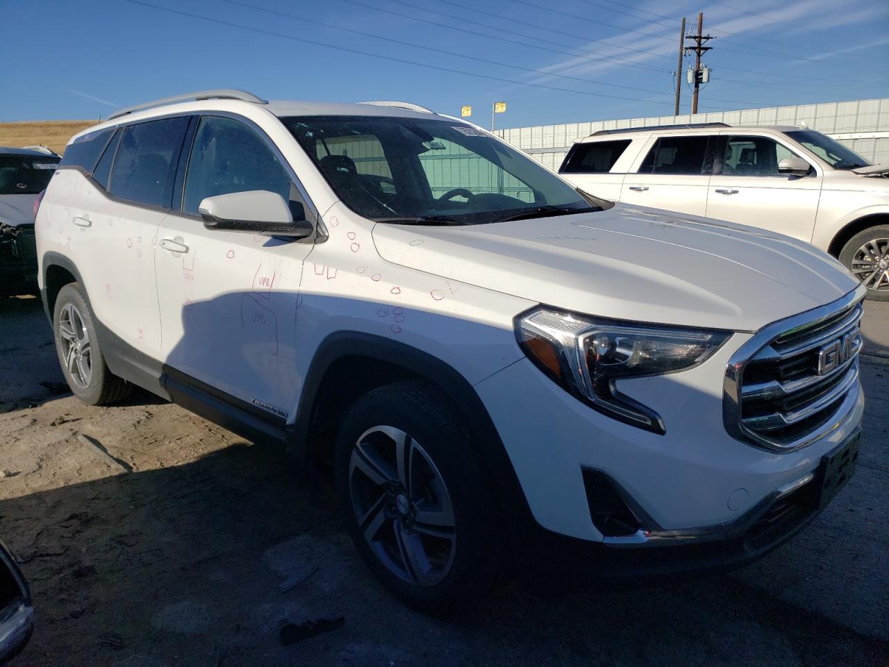 2019 GMC Terrain VIN 3GKALVEVXKL197881 Copart auction photo, hail / undercarriage damage thumbnail 4