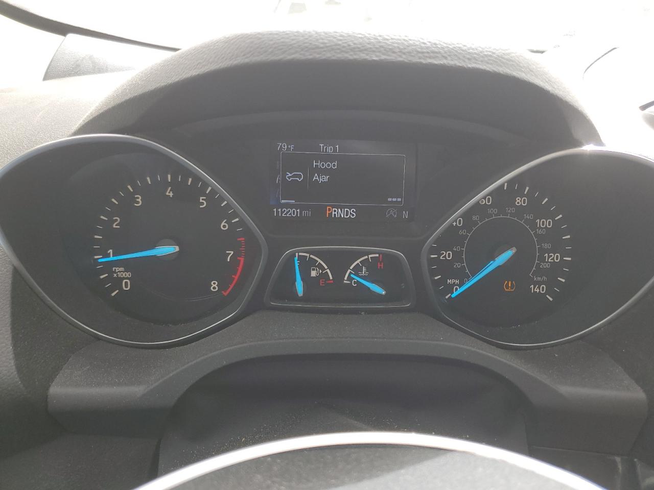 2017 Ford Escape VIN 1FMCU0J96HUB52444 Copart auction photo, front end damage thumbnail 9