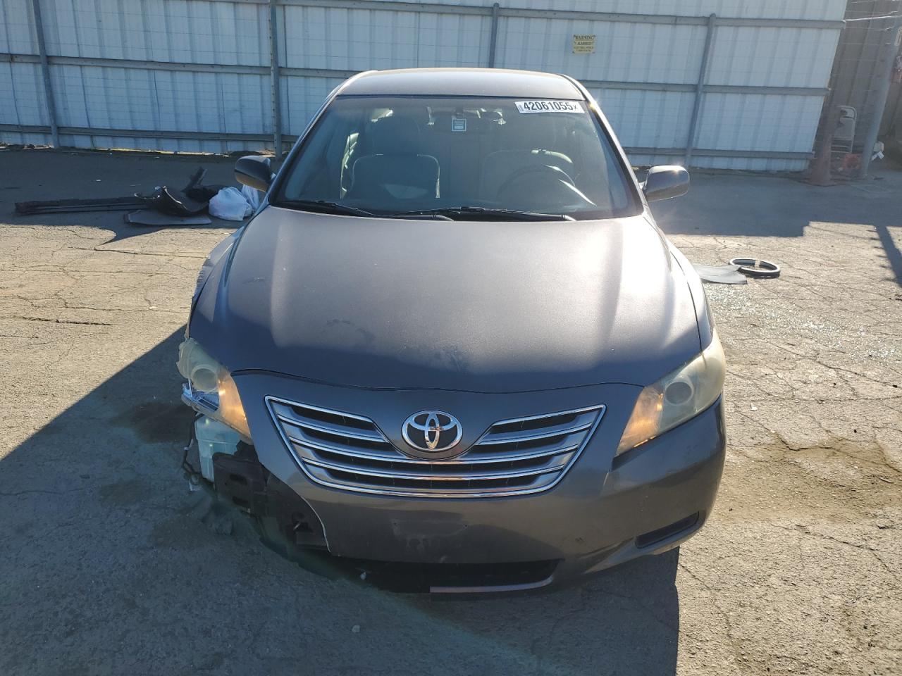 2007 Toyota Camry VIN JTNBB46K573013883 Copart auction photo, front end damage thumbnail 5