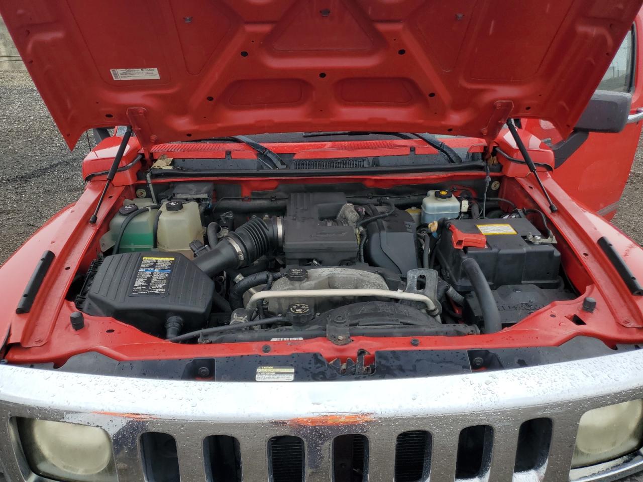 2008 Hummer H3 VIN 5GTEN13E388141400 Copart auction photo, rear end damage thumbnail 11