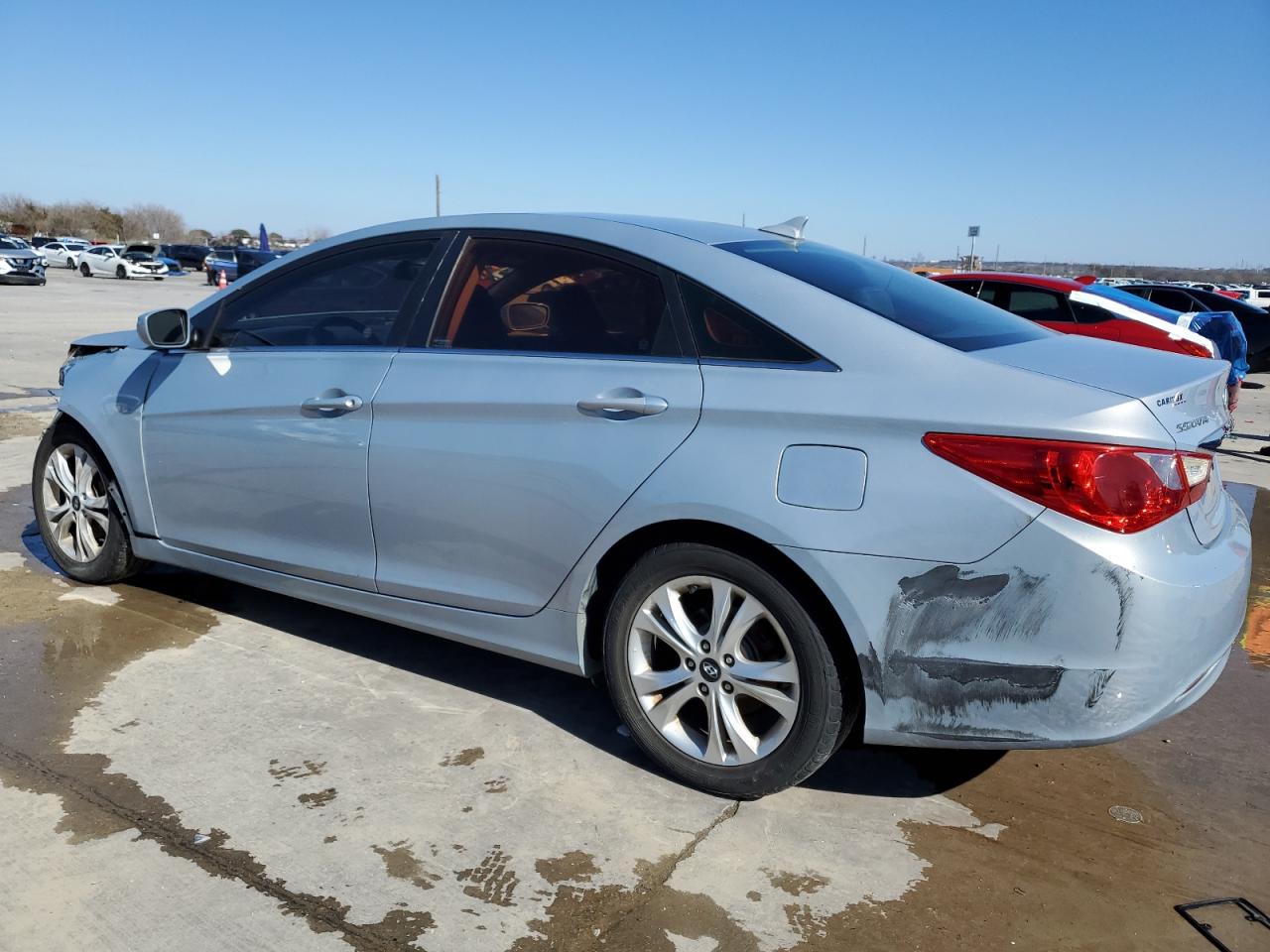 2011 Hyundai Sonata VIN 5NPEB4AC3BH045035 Copart auction photo, front end / side damage thumbnail 2