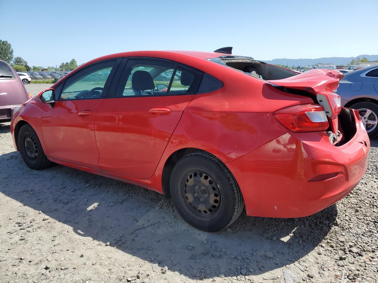 2017 Chevrolet Cruze VIN 1G1BC5SM0H7120759 Copart auction photo, rear end / front end damage thumbnail 2