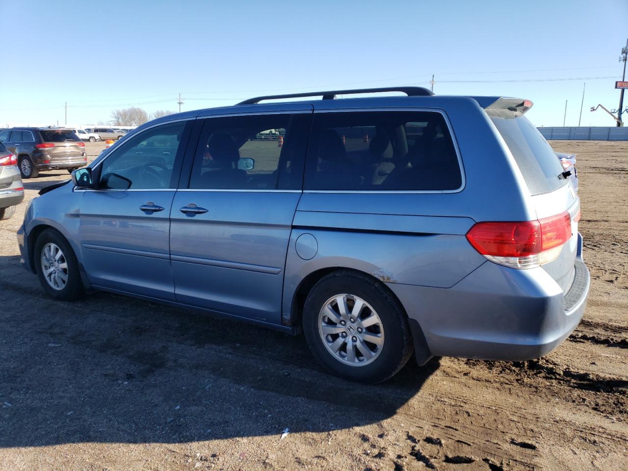 2009 Honda Odyssey VIN 5FNRL38459B036997 Copart auction photo, front end / rear end damage thumbnail 2