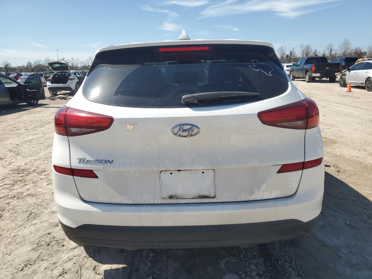 2021 Hyundai Tucson VIN KM8J23A47MU392308 Copart auction photo, front end / minor dent/scratches damage thumbnail 6