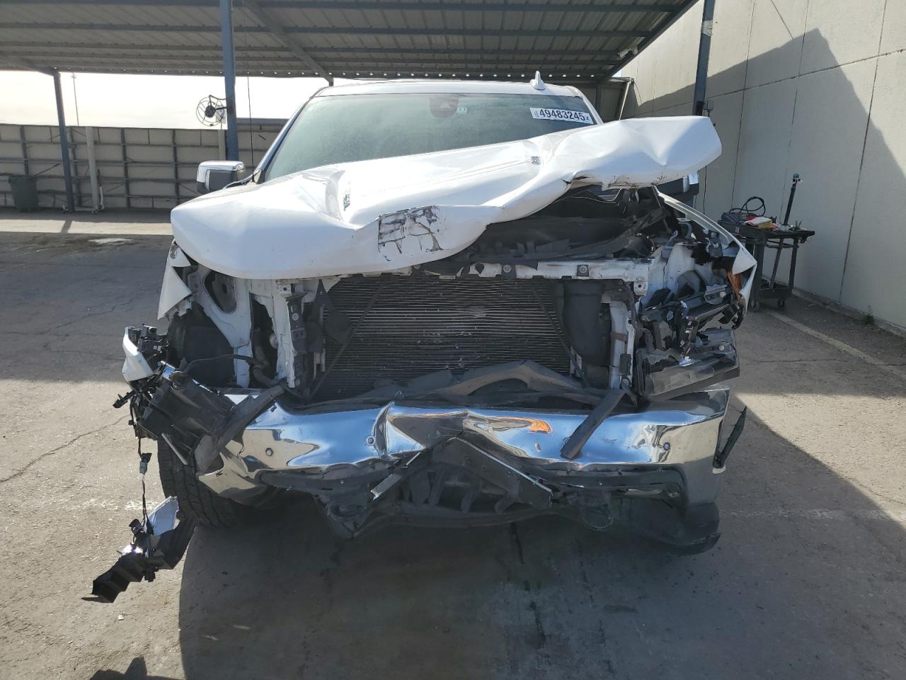 2020 Chevrolet Silverado VIN 3GCUYGELXLG275011 Copart auction photo, front end damage thumbnail 5