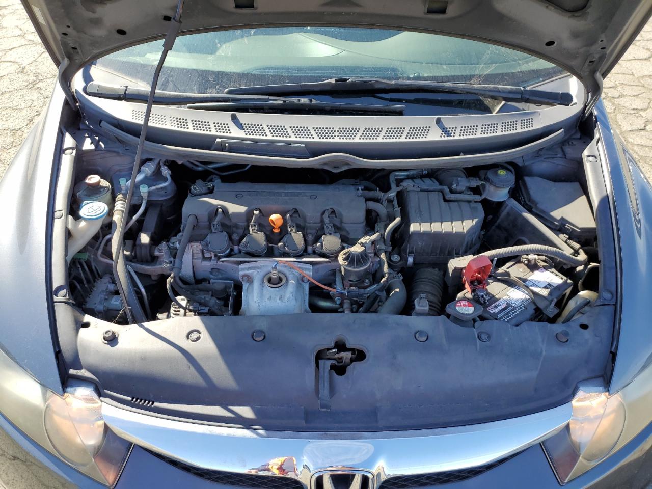 2009 Honda Civic VIN 19XFA16559E051756 Copart auction photo, side damage thumbnail 11