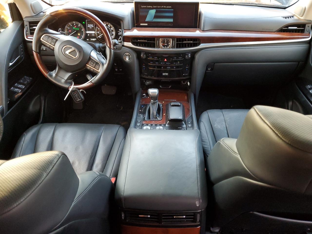 2021 Lexus LX VIN JTJDY7AX3M4345758 Copart auction photo, all over damage thumbnail 8