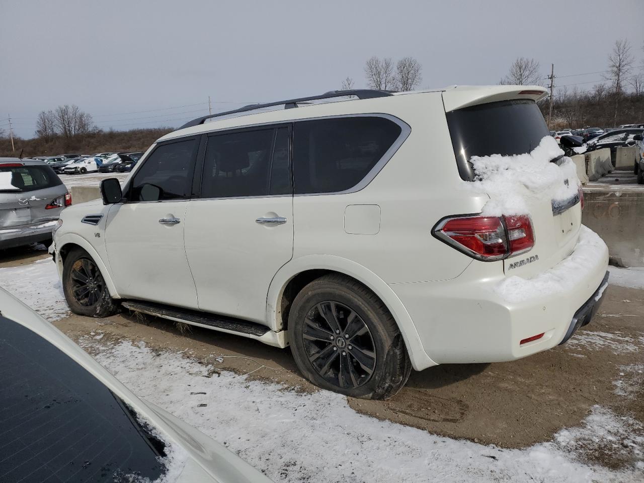 2020 Nissan Armada VIN JN8AY2NEXL9782082 Copart auction photo, undercarriage / all over damage thumbnail 2