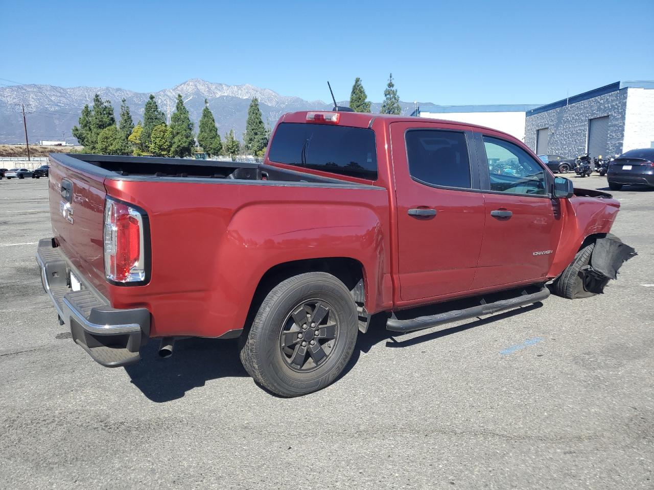2016 GMC Canyon VIN 1GTG5BE36G1328199 Copart auction photo, front end / undercarriage damage thumbnail 3
