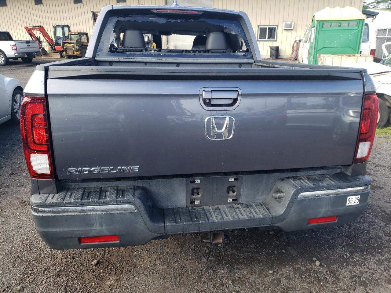 2017 Honda Ridgeline VIN 5FPYK2F54HB009879 Copart auction photo, rollover / all over damage thumbnail 6