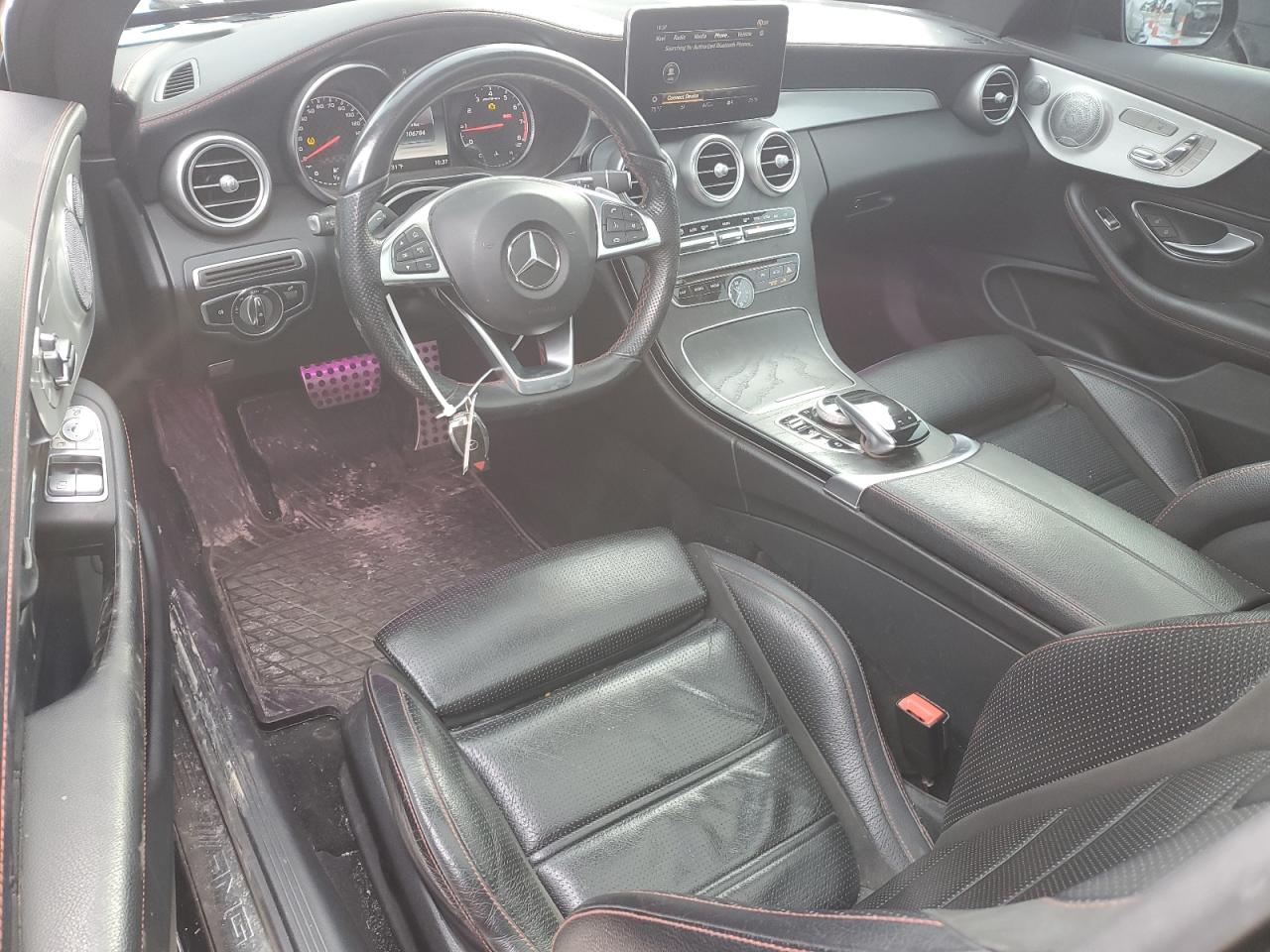 2018 Mercedes-Benz C-klasse VIN WDDWJ6EB2JF658850 Copart auction photo, front end / minor dent/scratches damage thumbnail 8