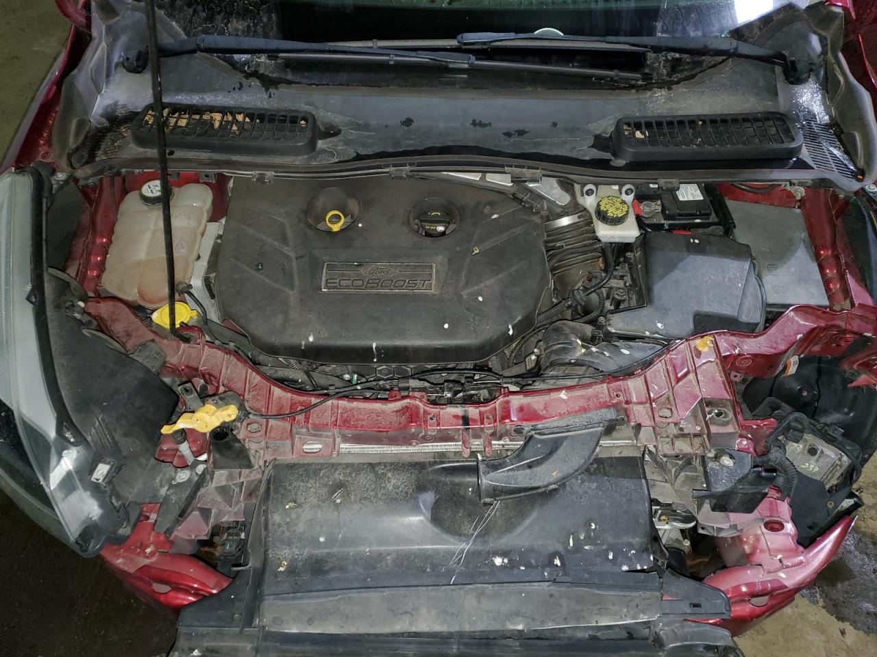 2013 Ford Escape VIN 1FMCU9J92DUA00238 Copart auction photo, front end damage thumbnail 11