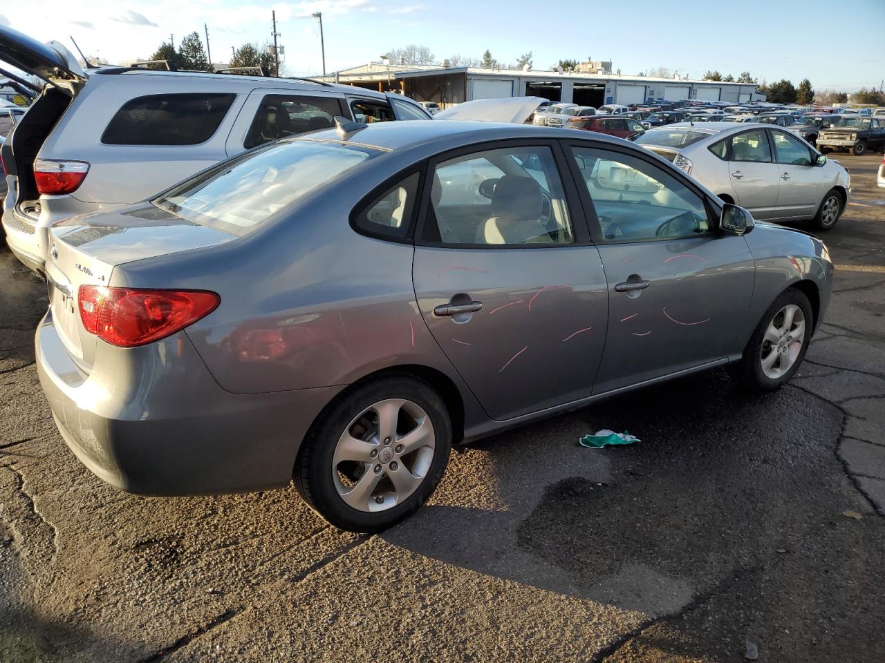 2010 Hyundai Elantra VIN KMHDU4AD3AU167389 Copart auction photo, front end damage thumbnail 3