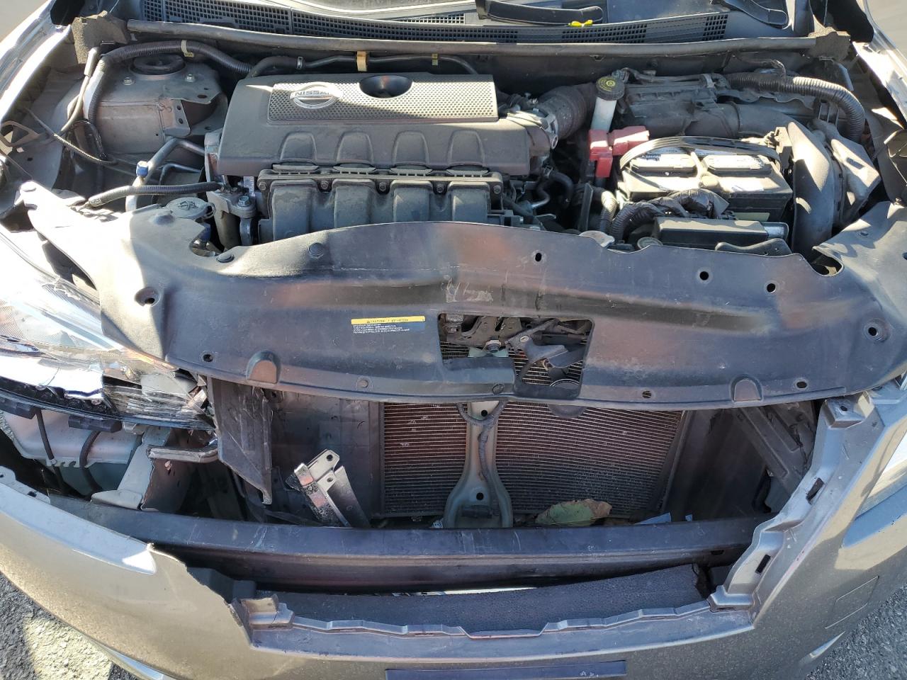 2015 Nissan Sentra VIN 3N1AB7AP6FY221414 Copart auction photo, front end damage thumbnail 13