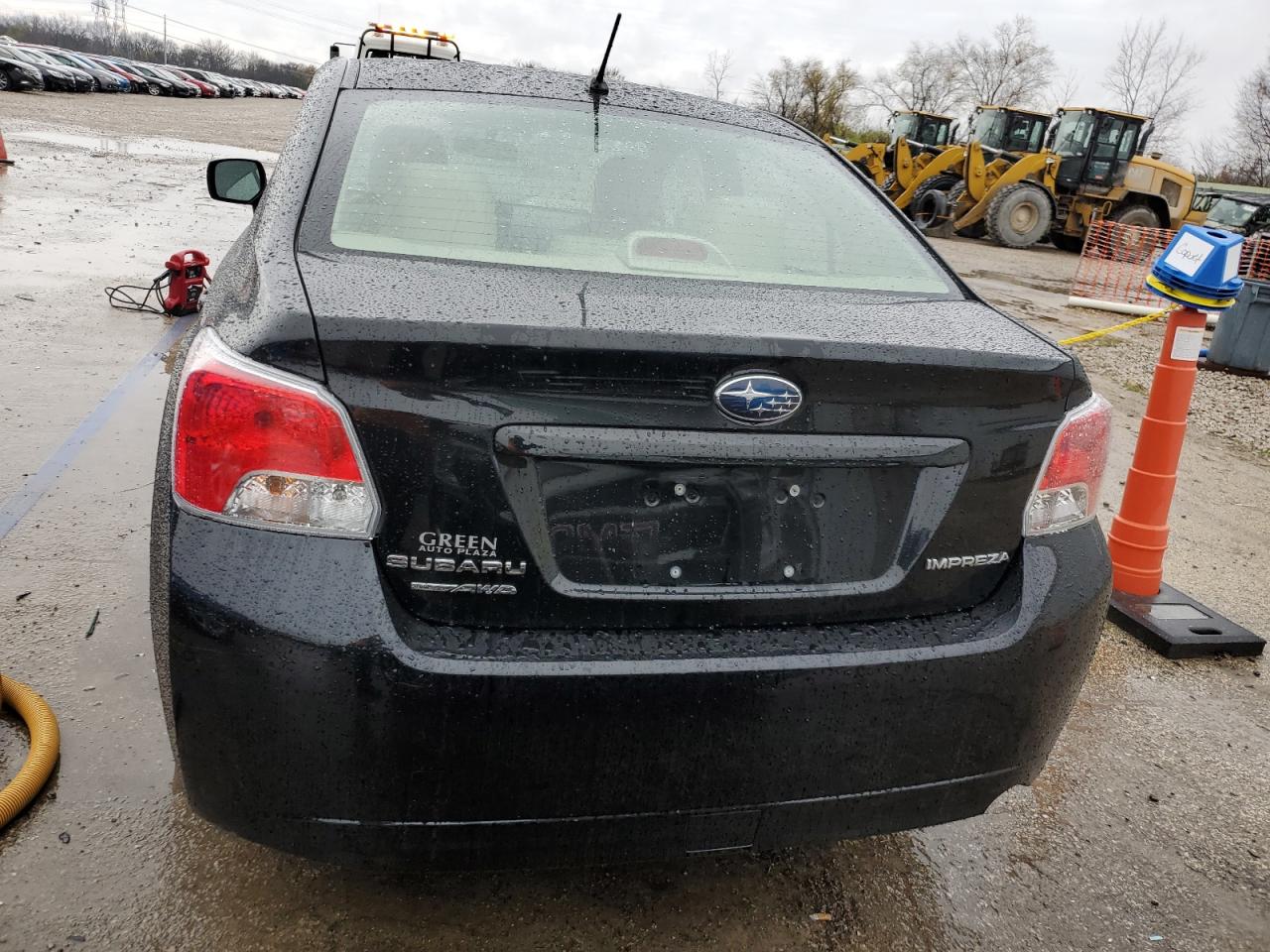2012 Subaru Impreza VIN JF1GJAA62CH016863 Copart auction photo, front end / undercarriage damage thumbnail 6