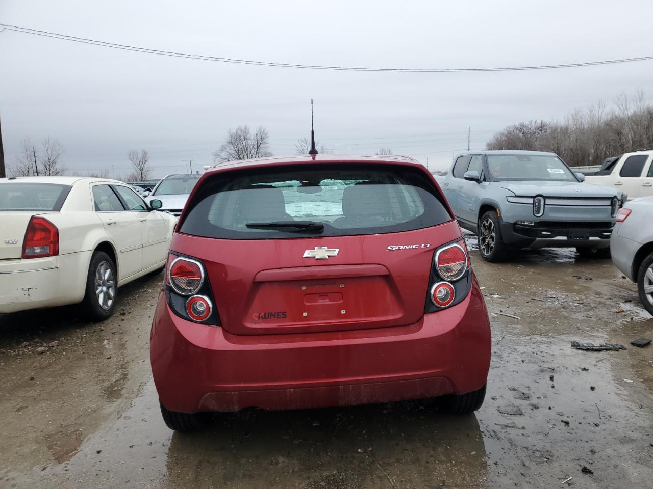 2013 Chevrolet Sonic VIN 1G1JC6SH5D4108493 Copart auction photo, front end damage thumbnail 6