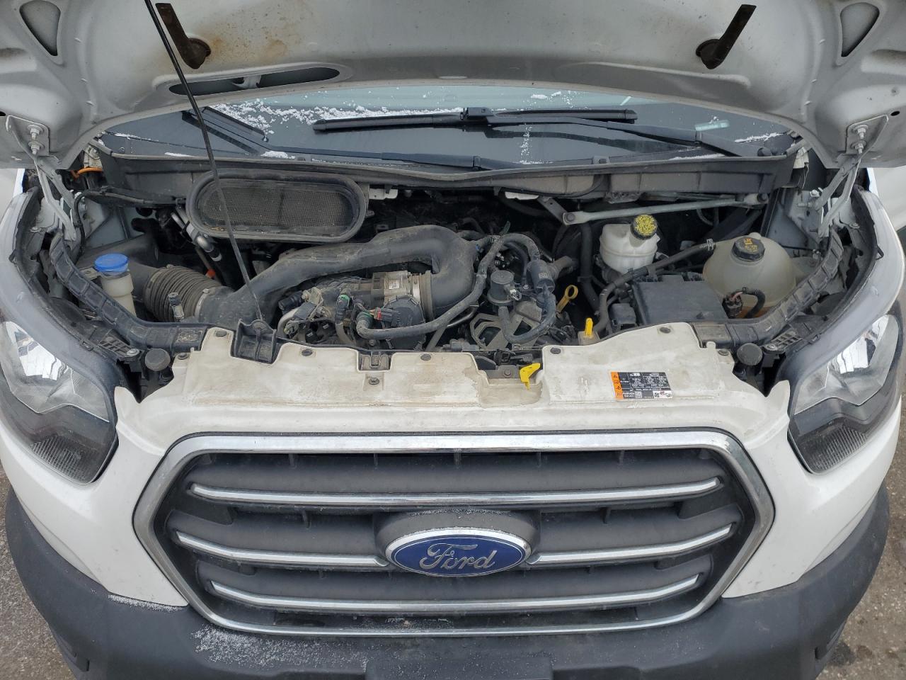 2020 Ford Transit VIN 1FTBR1C89LKB03402 Copart auction photo, rear end damage thumbnail 11