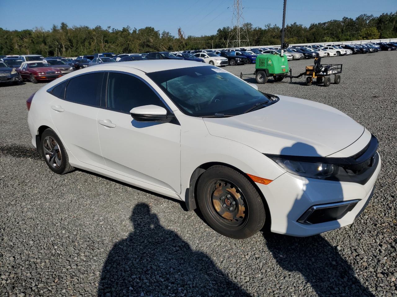 2019 Honda Civic VIN 2HGFC2F61KH585454 Copart auction photo, water/flood damage thumbnail 4
