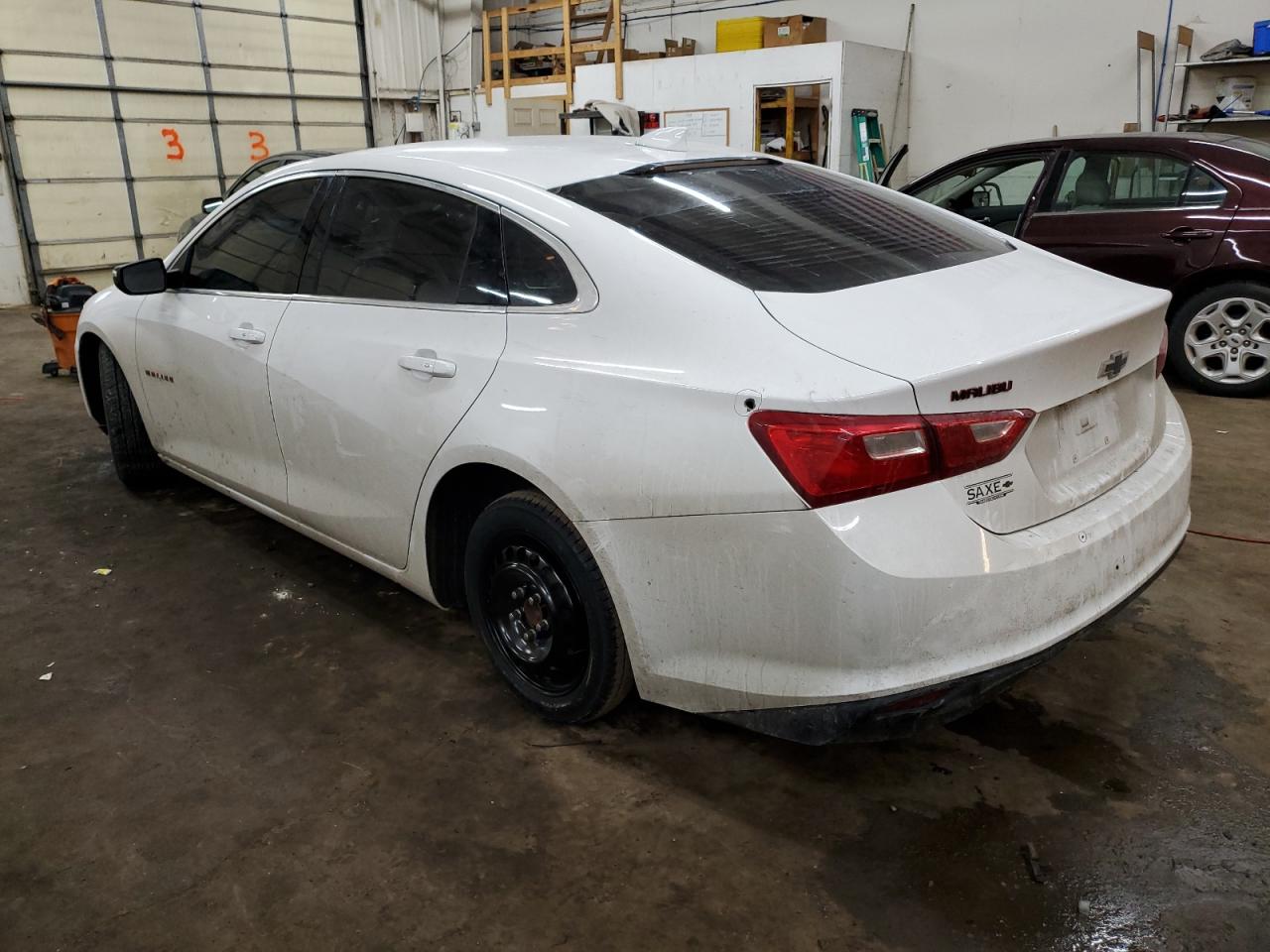 2018 Chevrolet Malibu VIN 1G1ZD5ST9JF187522 Copart auction photo, vandalism damage thumbnail 2