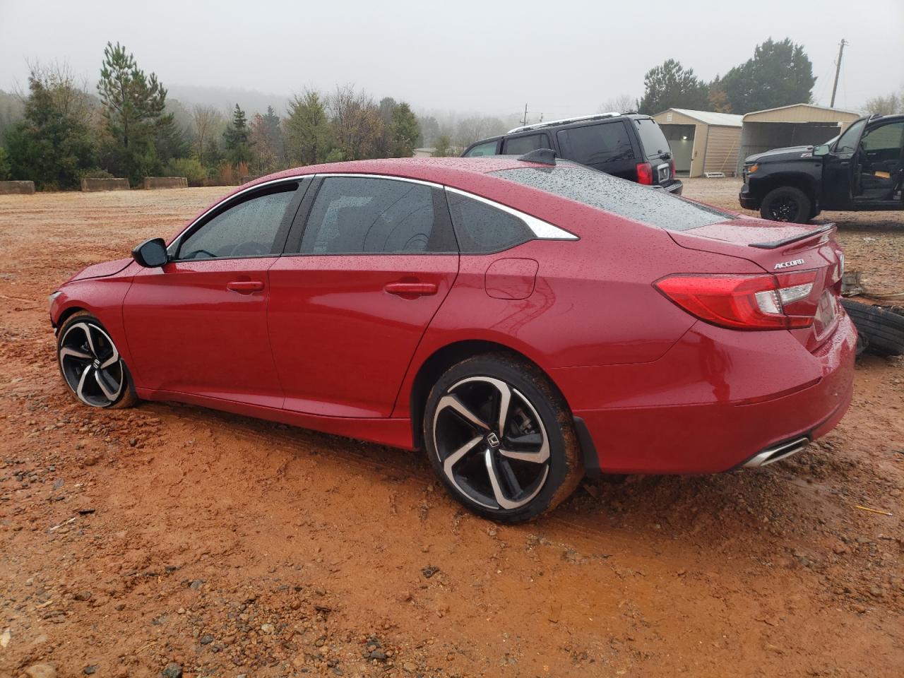 2021 Honda Accord VIN 1HGCV1F37MA044052 Copart auction photo, front end / side damage thumbnail 2