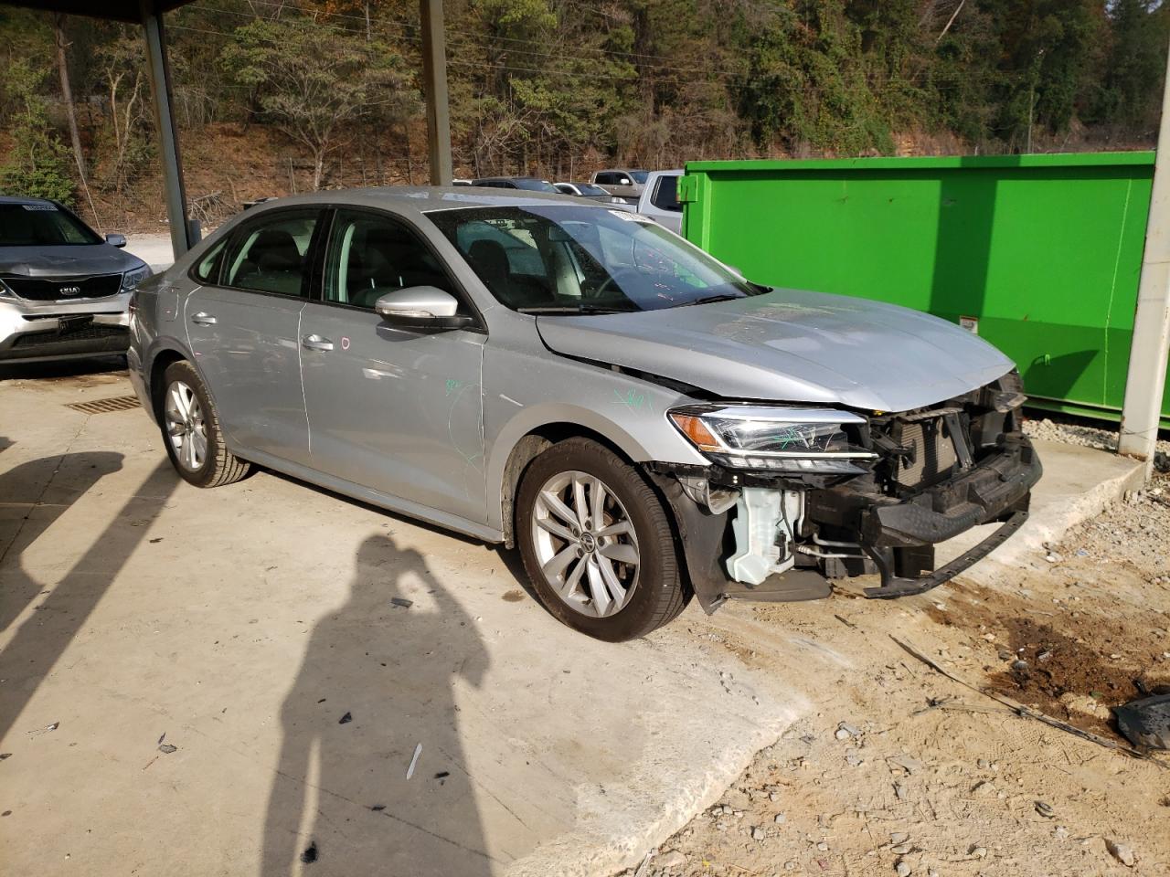 2020 Volkswagen Passat VIN 1VWAA7A37LC005053 Copart auction photo, front end damage thumbnail 4