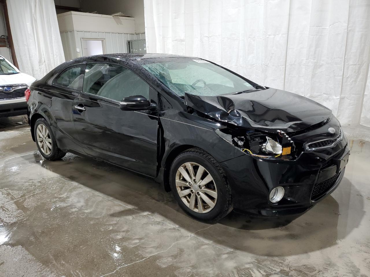 2014 KIA Forte VIN KNAFX6A81E5224320 Copart auction photo, front end damage thumbnail 4