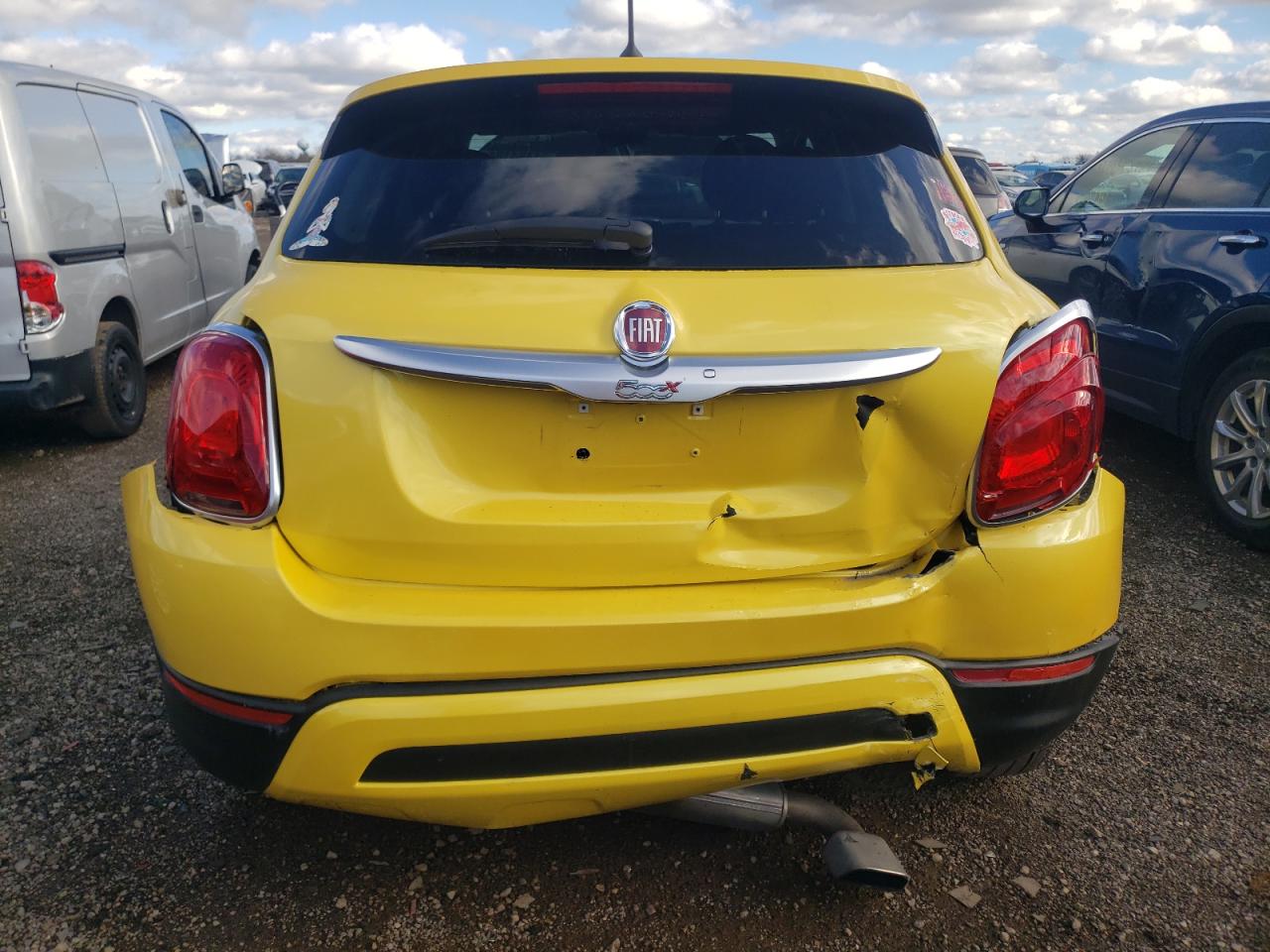 2016 Fiat 500 VIN ZFBCFXCT8GP384978 Copart auction photo, rear end damage thumbnail 6