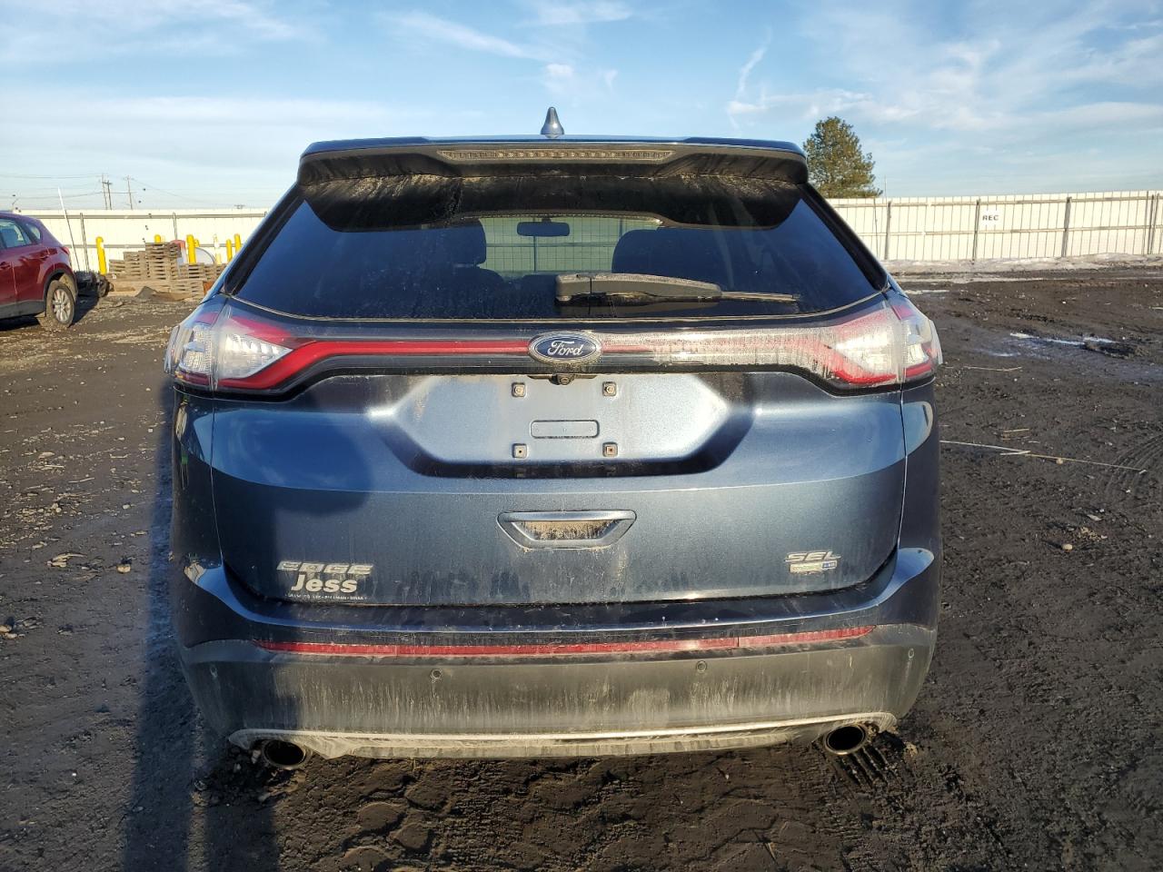 2018 Ford Edge VIN 2FMPK4J90JBB01094 Copart auction photo, front end / side damage thumbnail 6