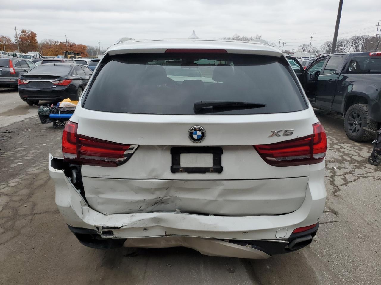 2018 BMW X5 VIN 5UXKT0C54J0V98312 Copart auction photo, front end / rear end damage thumbnail 6
