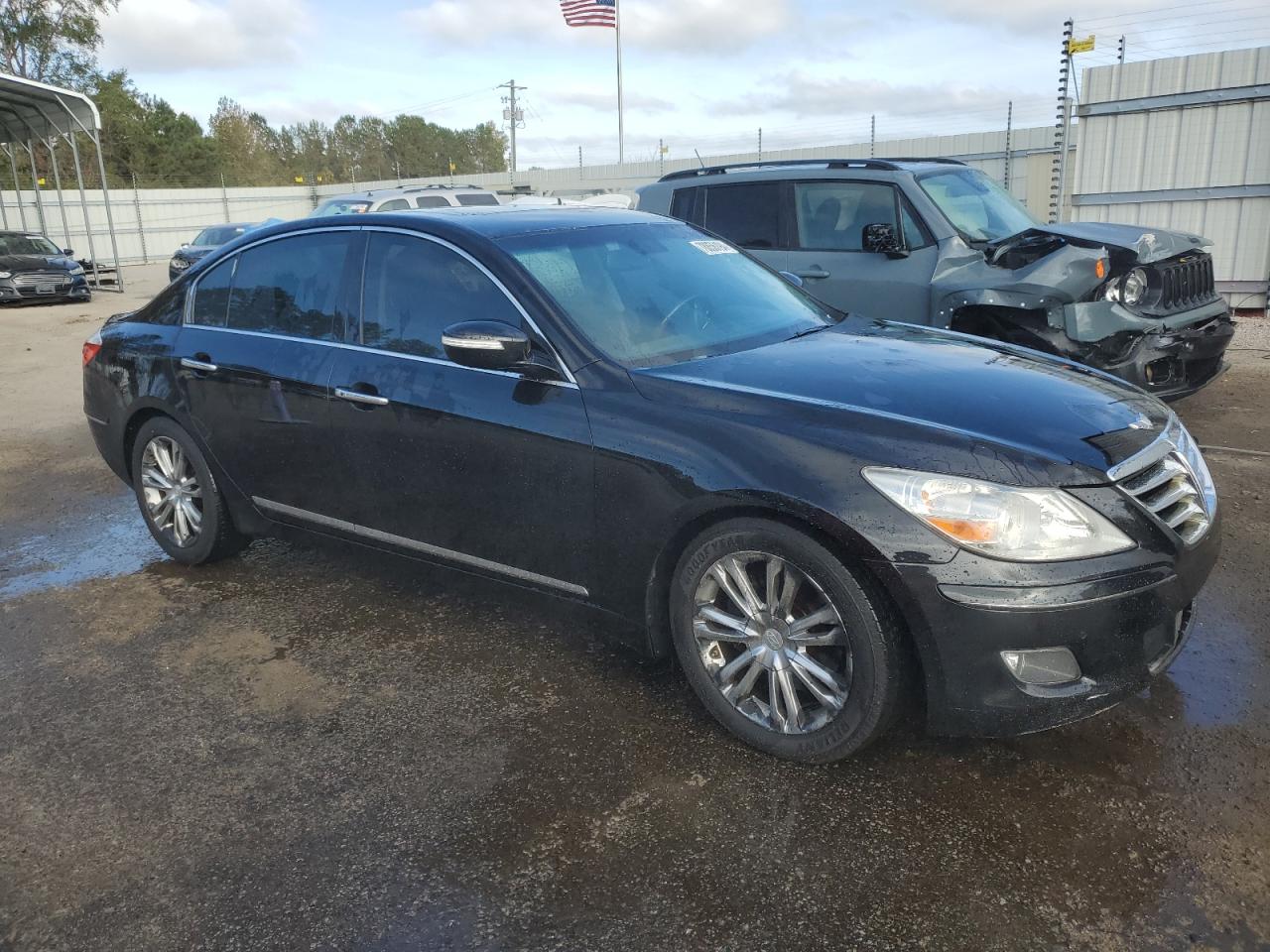 2011 Hyundai Genesis VIN KMHGC4DF8BU139568 Copart auction photo, front end damage thumbnail 4