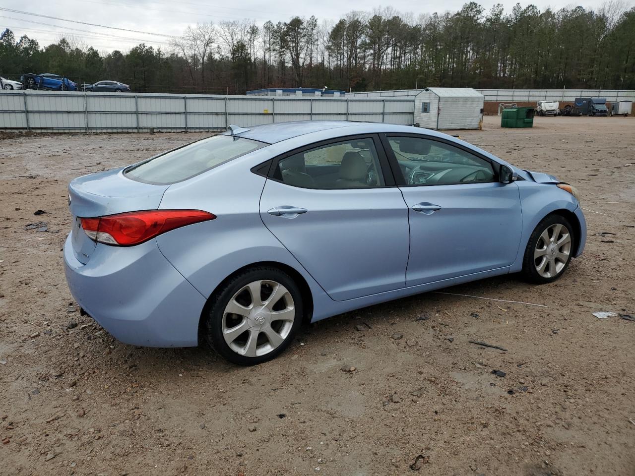 2011 Hyundai Elantra VIN KMHDH4AE6BU143439 Copart auction photo, front end damage thumbnail 3